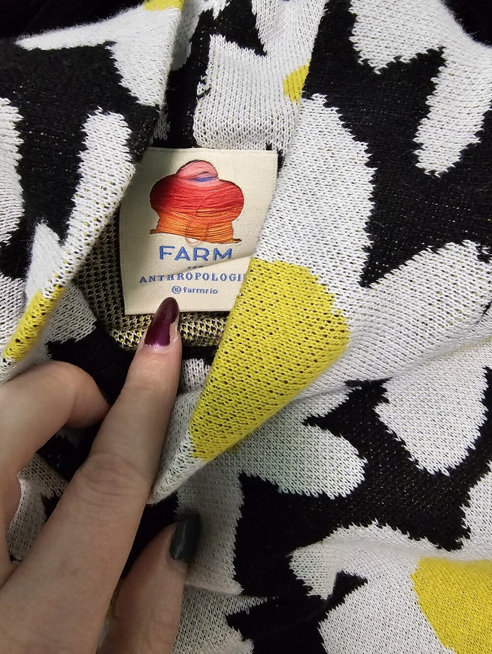 Farm Rio Sweater Sleeves - Picture 2 of 3